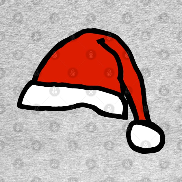 Santa Hat for Christmas by ellenhenryart